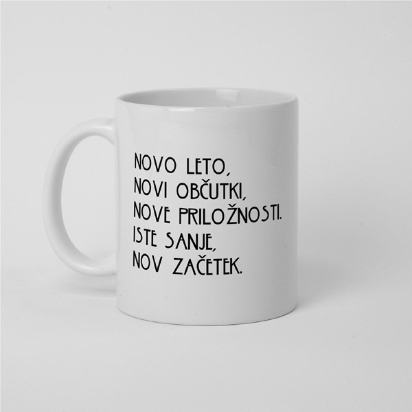 Skodelica Novo leto novi občutki