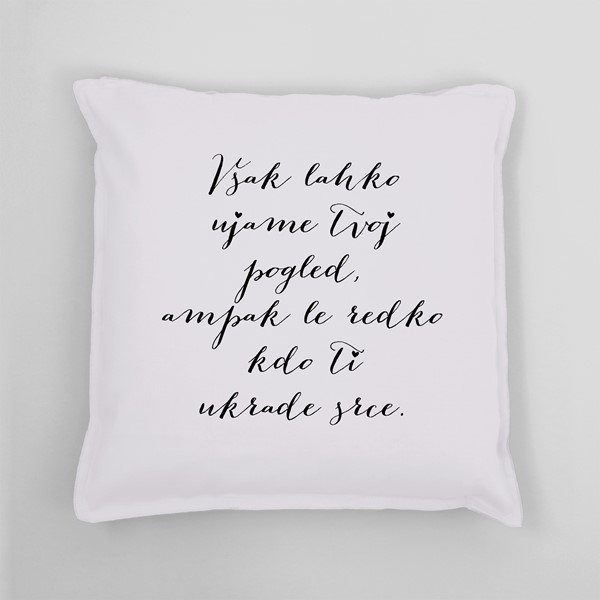 Vzglavnik Vsak lahko ujame tvoj pogled