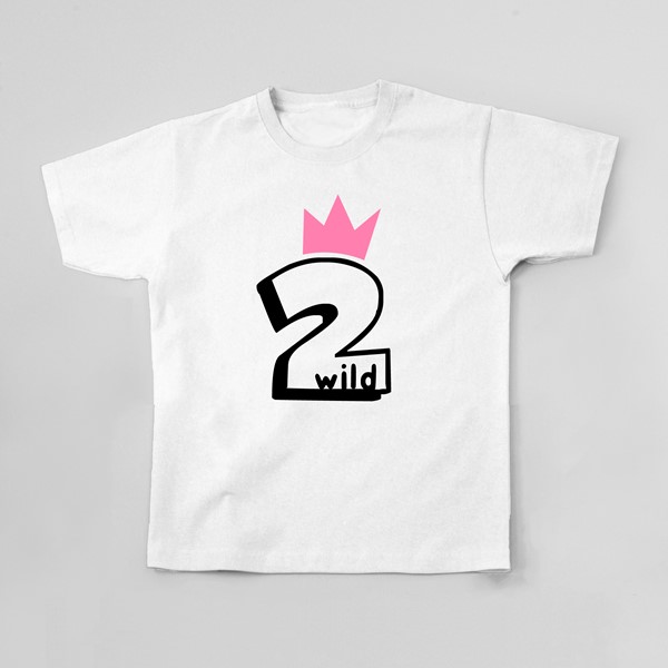 Majica otrok Two wild_pink