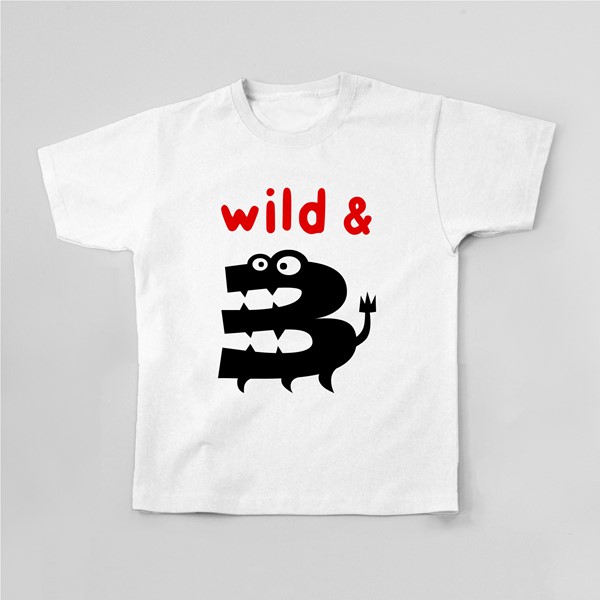 Majica otrok Wild and three
