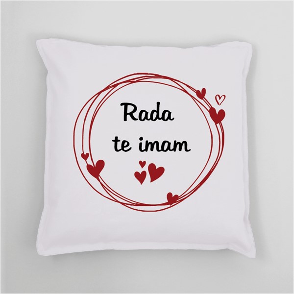 Vzglavnik Rada te imam