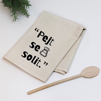 Kuhinjska krpa Pejt se solit
