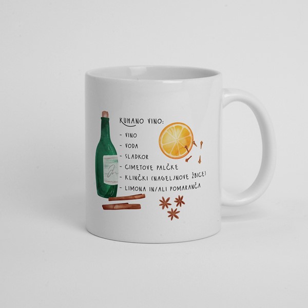 Skodelica Kuhano vino