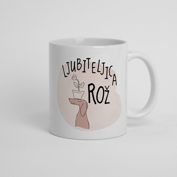 Skodelica Ljubiteljica roz
