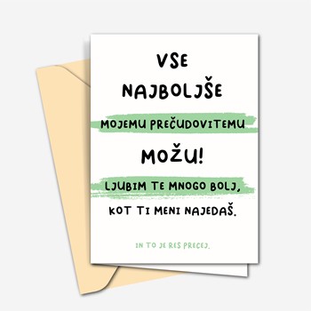 Voscilnica Vse najboljse mojemu precudovitemu mozu