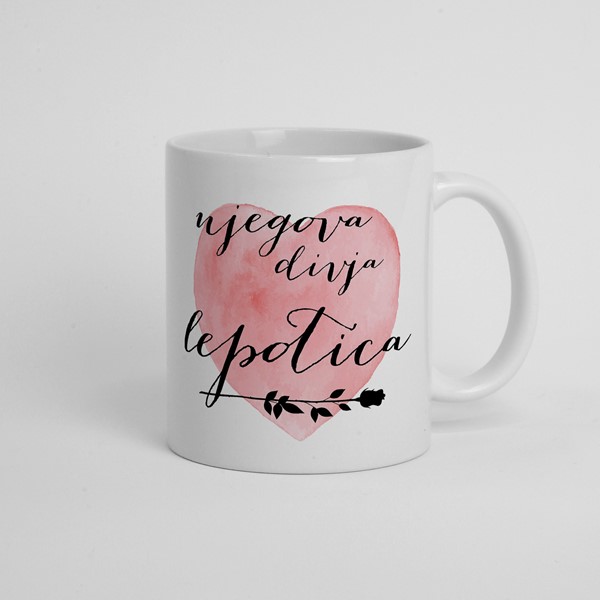 Skodelica Njegova divja lepotica