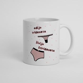 Skodelica Adijo trideseta