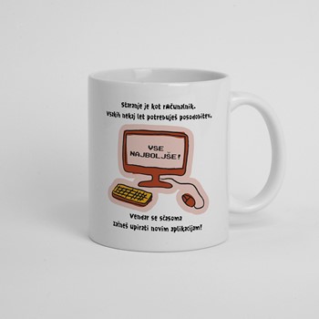 Skodelica Staranje je kot racunalnik