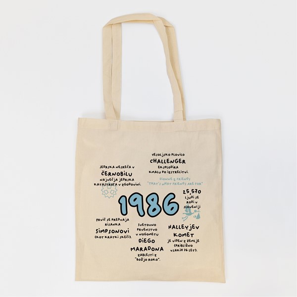 Bombažna vrečka 1986_fun facts