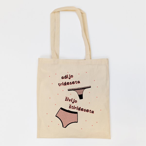 Bombažna vrečka Adijo trideseta