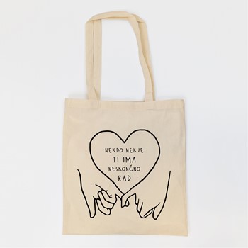 Bombažna vrečka Nekdo nekje