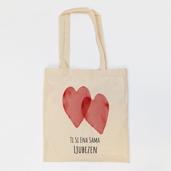 Bombažna vrečka Ti si ena sama ljubezen