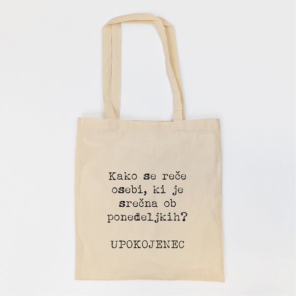 Bombažna vrečka Upokojenec