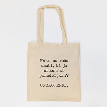 Bombažna vrečka Upokojenka