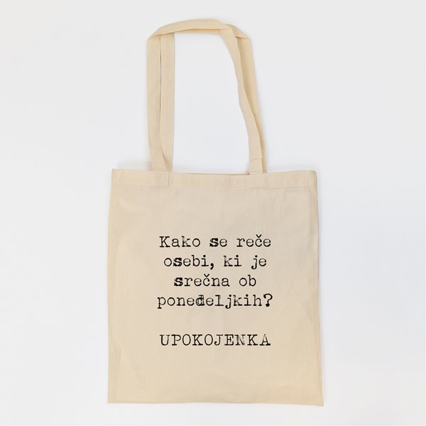 Bombažna vrečka Upokojenka