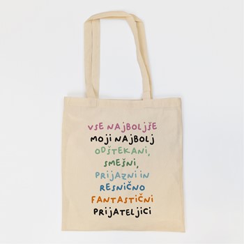 Bombažna vrečka Vse najboljse moji
