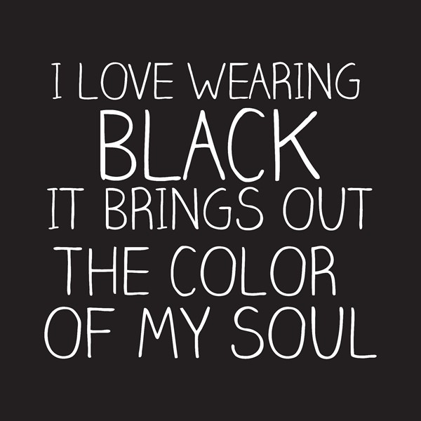 Majica I love wearing black