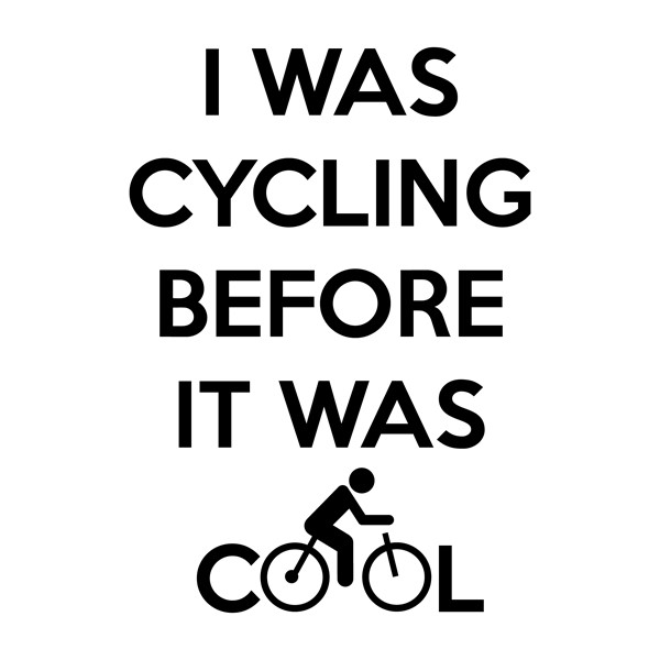 Majica I was cycling before it was cool