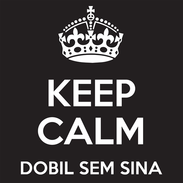 Majica Keep calm dobil sem sina
