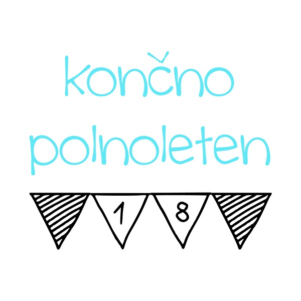 Majica Končno polnoleten