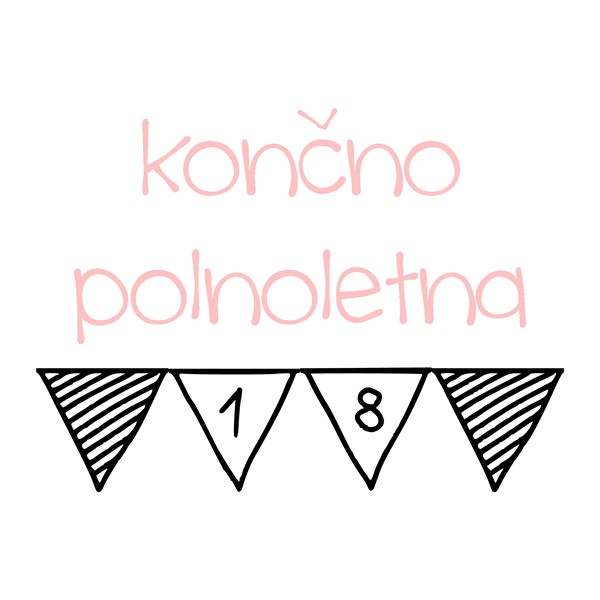 Majica Končno polnoletna