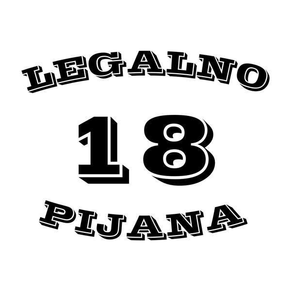 Majica Legalno 18 pijana