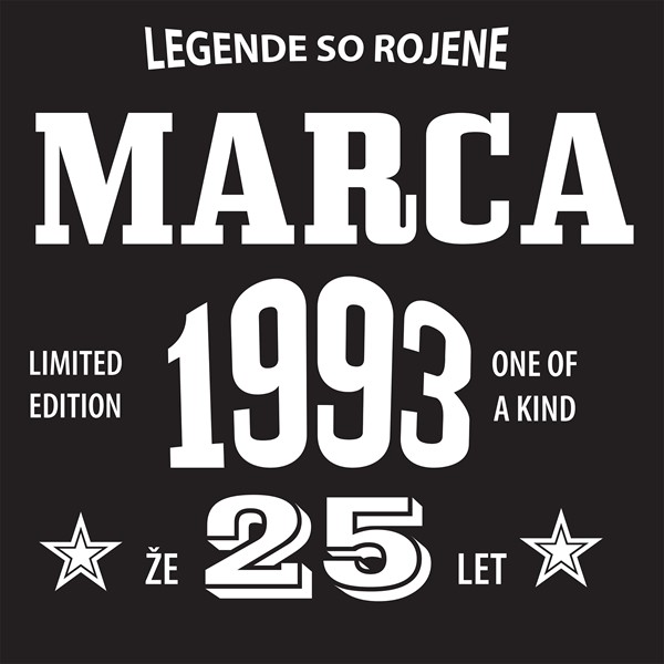 Majica Legende so rojene marca