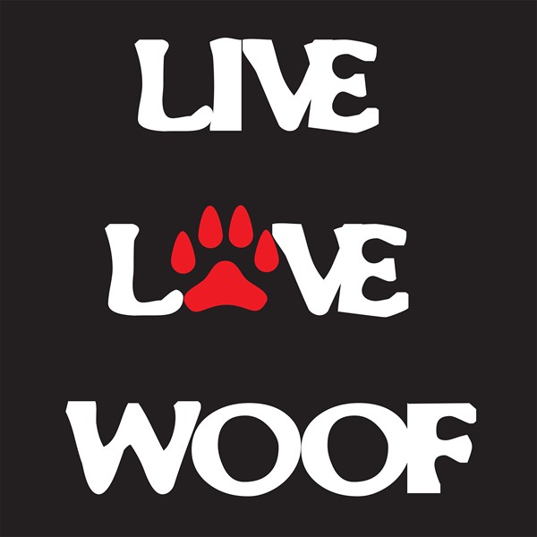 Majica Live love woof