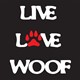 Majica Live love woof