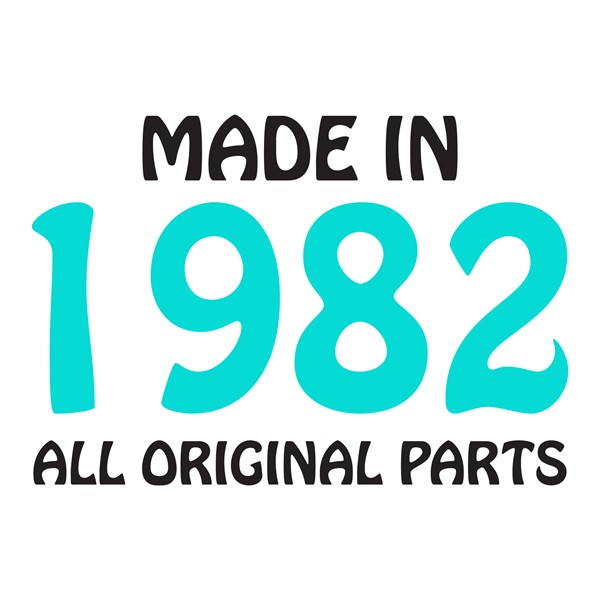 Majica Made in 1982 all original parts