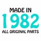 Majica Made in 1982 all original parts