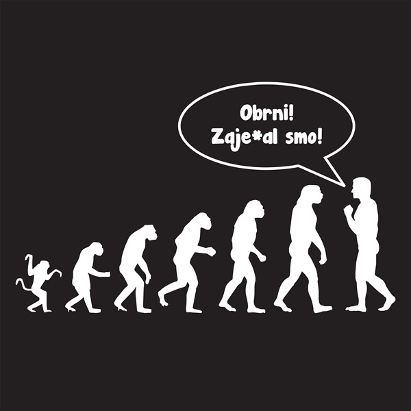 Majica Obrni! Zaxxxal smo!