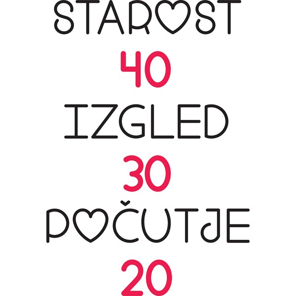 Majica Starost 40 izgled 39