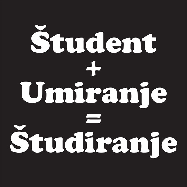 Majica Študent + umiranje