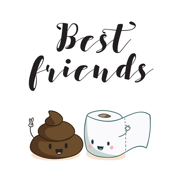 Skodelica Best friends shit and paper