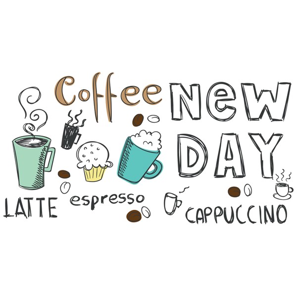 Skodelica Coffee new day cappuccino