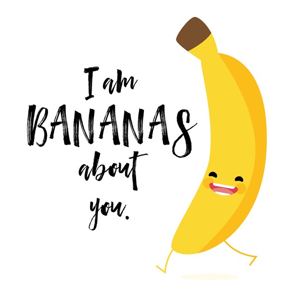 Skodelica Iam bananans about you