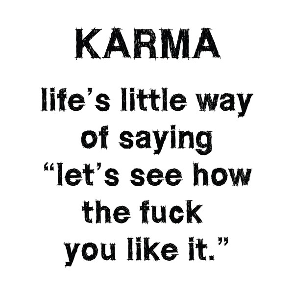 Skodelica Karma life little way of saying