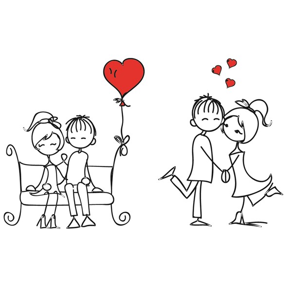 Skodelica Parček na klopci