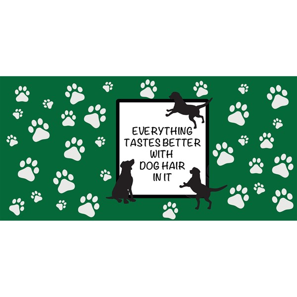 Skodelica Everything taste better with dog hair in it 01