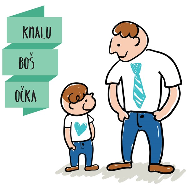 Skodelica Kmalu boš  očka