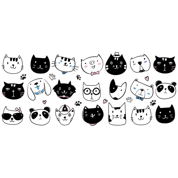 Skodelica Mačke in psi