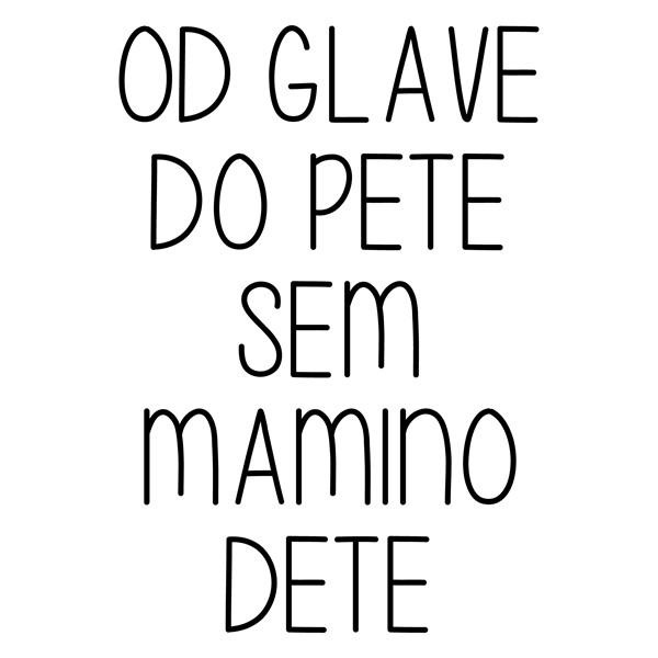 Body Od glave do pete sem mamino dete