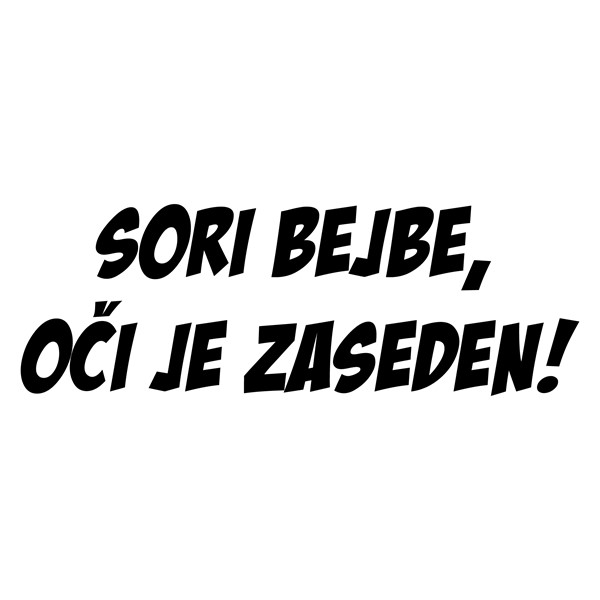 Body Sori bejbe, oči je zaseden