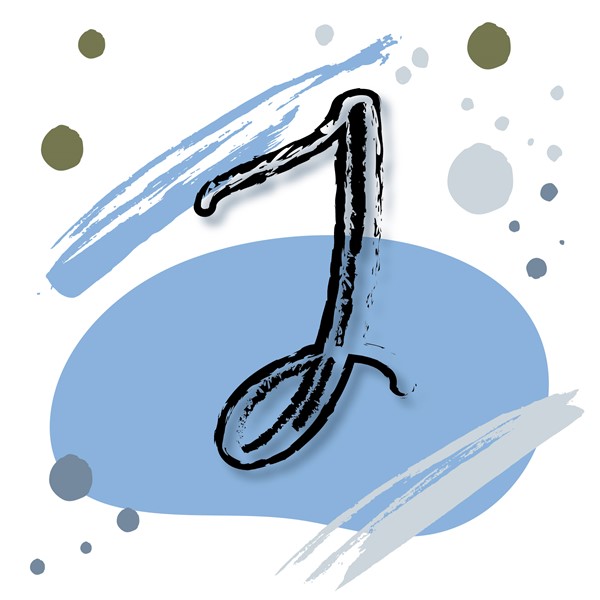 Skodelica J_monogram-modra