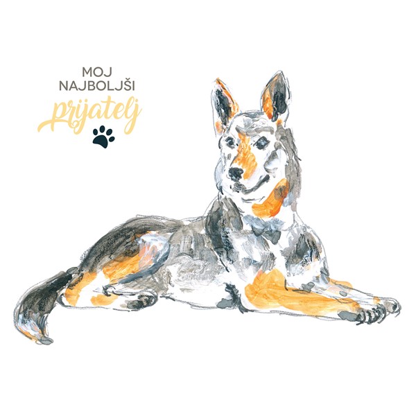 Skodelica Pes Nemški ovčar