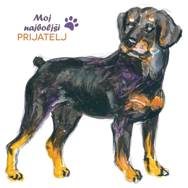 Skodelica Pes Rotweiler