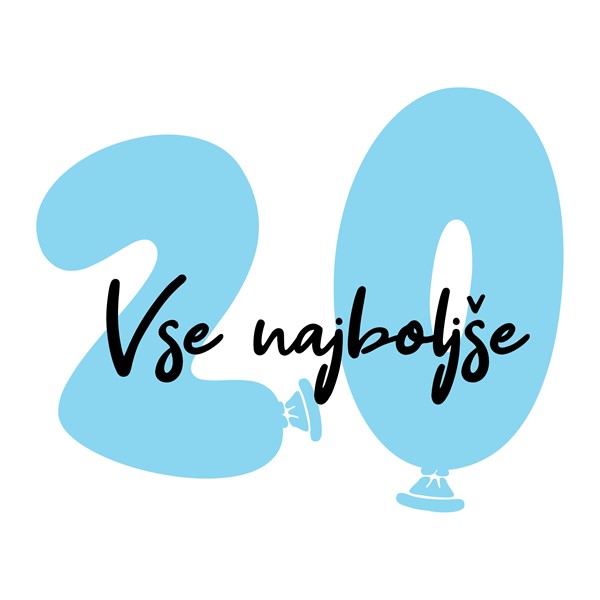 Skodelica 20 vse najboljše