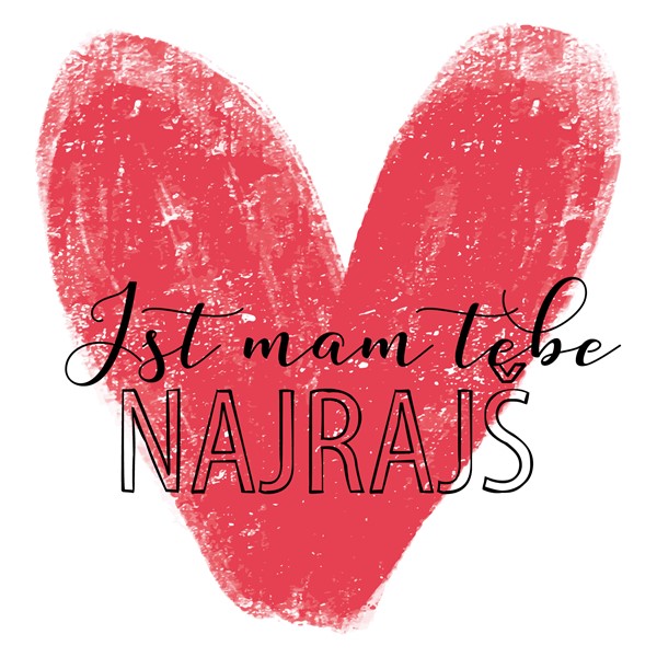 Skodelica Jst mam tebe najrajš