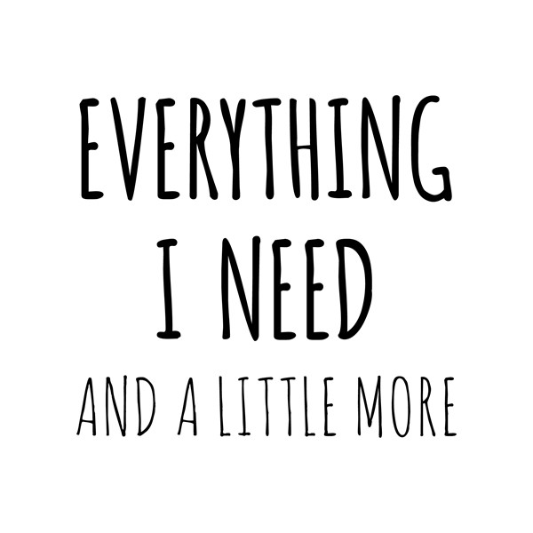 Vzglavnik Everything I need